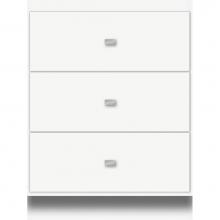 Strasser Woodenwork 15.167 - 24 X 21 X 32 Montlake Drawer Bank Slab Sat White