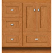 Strasser Woodenwork 13.221 - 30 X 21 X 32 Montlake Vanity Shaker Nat Cherry Lh