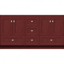 Strasser Woodenwork 13.102 - 60 X 21 X 32 Montlake Vanity Shaker Dk Cherry Db