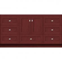 Strasser Woodenwork 13.278 - 60 X 18 X 32 Montlake Vanity Shaker Dk Cherry Sb