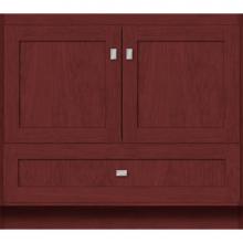 Strasser Woodenwork 13.292 - 36 X 18 X 32 Montlake Vanity Shaker Dk Cherry Std