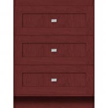 Strasser Woodenwork 13.320 - 24 X 18 X 32 Montlake Drawer Bank Shaker Dk Cherry