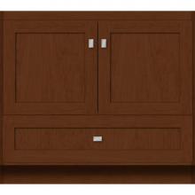 Strasser Woodenwork 16.464 - 36 X 21 X 32 Montlake Vanity Shaker Pecan Cherry Std