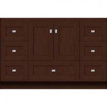 Strasser Woodenwork 13.341 - 48 X 21 X 32 Montlake Vanity Shaker Choc Cherry Sb