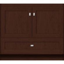 Strasser Woodenwork 13.265 - 36 X 18 X 32 Montlake Vanity Shaker Choc Cherry Std