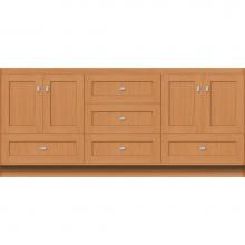 Strasser Woodenwork 15.640 - 72 X 18 X 32 Montlake Vanity Shaker Nat Oak Db