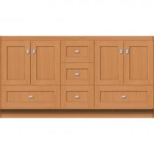 Strasser Woodenwork 13.550 - 60 X 21 X 32 Montlake Vanity Shaker Nat Oak Db