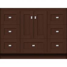 Strasser Woodenwork 16.696 - 42 X 18 X 32 Montlake Vanity Shaker Choc Oak Sb