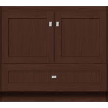 Strasser Woodenwork 16.688 - 36 X 21 X 32 Montlake Vanity Shaker Choc Oak Std