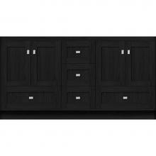 Strasser Woodenwork 16.915 - 60 X 21 X 32 Montlake Vanity Shaker Midnight Oak Db