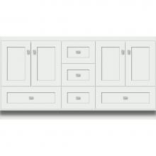 Strasser Woodenwork 17.364 - 60 X 18 X 32 Montlake Vanity Shaker Powder Grey Db