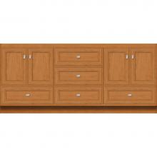 Strasser Woodenwork 16.390 - 72 X 18 X 32 Montlake Vanity Deco Miter Nat Cherry Db