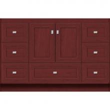 Strasser Woodenwork 16.104 - 48 X 18 X 32 Montlake Vanity Deco Miter Dk Cherry Sb