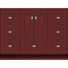 Strasser Woodenwork 16.117 - 42 X 18 X 32 Montlake Vanity Deco Miter Dk Cherry Sb