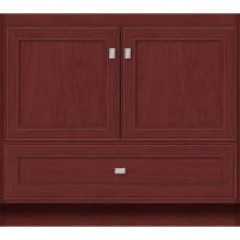 Strasser Woodenwork 16.273 - 36 X 18 X 32 Montlake Vanity Deco Miter Dk Cherry Std