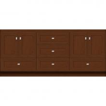 Strasser Woodenwork 16.626 - 72 X 18 X 32 Montlake Vanity Deco Miter Pecan Cherry Db