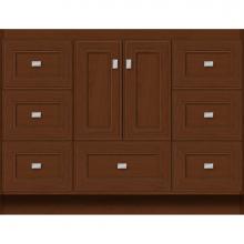 Strasser Woodenwork 16.599 - 42 X 21 X 32 Montlake Vanity Deco Miter Pecan Cherry Sb