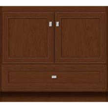 Strasser Woodenwork 16.623 - 36 X 21 X 32 Montlake Vanity Deco Miter Pecan Cherry Std