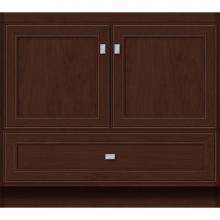 Strasser Woodenwork 16.261 - 36 X 21 X 32 Montlake Vanity Deco Miter Choc Cherry Std