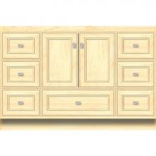 Strasser Woodenwork 16.099 - 48 X 21 X 32 Montlake Vanity Deco Miter Nat Maple Sb