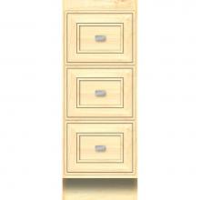 Strasser Woodenwork 16.288 - 12 X 18 X 32 Montlake Drawer Bank Deco Miter Nat Maple