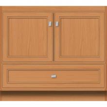 Strasser Woodenwork 16.274 - 36 X 18 X 32 Montlake Vanity Deco Miter Nat Oak Std