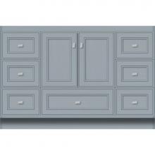 Strasser Woodenwork 16.296 - 48 X 18 X 32 Montlake Vanity Deco Miter Silver Oak Sb