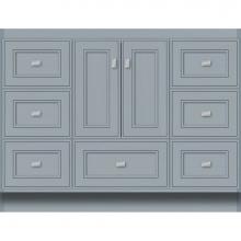 Strasser Woodenwork 16.298 - 42 X 18 X 32 Montlake Vanity Deco Miter Silver Oak Sb