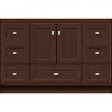 Strasser Woodenwork 16.821 - 48 X 21 X 32 Montlake Vanity Deco Miter Choc Oak Sb