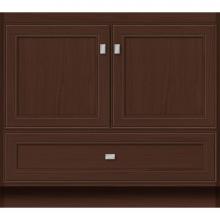 Strasser Woodenwork 16.848 - 36 X 18 X 32 Montlake Vanity Deco Miter Choc Oak Std