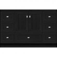 Strasser Woodenwork 17.045 - 48 X 21 X 32 Montlake Vanity Deco Miter Midnight Oak Sb