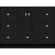 Strasser Woodenwork 17.047 - 42 X 21 X 32 Montlake Vanity Deco Miter Midnight Oak Sb