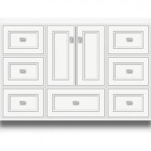 Strasser Woodenwork 16.114 - 42 X 21 X 32 Montlake Vanity Deco Miter Sat White Sb