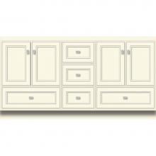 Strasser Woodenwork 16.087 - 60 X 21 X 32 Montlake Vanity Deco Miter Sat Biscuit Db