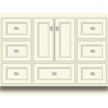 Strasser Woodenwork 16.113 - 42 X 21 X 32 Montlake Vanity Deco Miter Sat Biscuit Sb