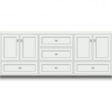 Strasser Woodenwork 17.522 - 72 X 18 X 32 Montlake Vanity Deco Miter Powder Grey Db