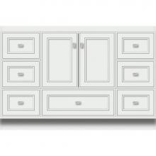 Strasser Woodenwork 17.494 - 48 X 18 X 32 Montlake Vanity Deco Miter Powder Grey Sb