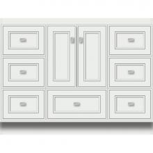 Strasser Woodenwork 17.496 - 42 X 18 X 32 Montlake Vanity Deco Miter Powder Grey Sb