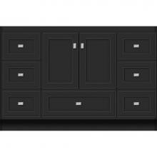 Strasser Woodenwork 16.360 - 48 X 18 X 32 Montlake Vanity Deco Miter Sat Black Sb