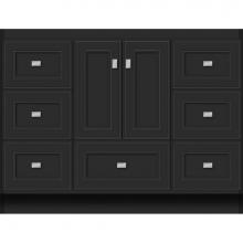 Strasser Woodenwork 16.362 - 42 X 18 X 32 Montlake Vanity Deco Miter Sat Black Sb