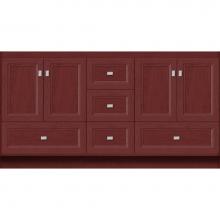 Strasser Woodenwork 15.689 - 60 X 18 X 32 Montlake Vanity Ogee Miter Dk Cherry Db