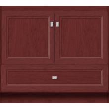 Strasser Woodenwork 15.871 - 36 X 18 X 32 Montlake Vanity Ogee Miter Dk Cherry Std