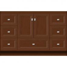 Strasser Woodenwork 16.566 - 48 X 18 X 32 Montlake Vanity Ogee Miter Pecan Cherry Sb