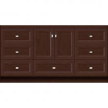 Strasser Woodenwork 15.844 - 60 X 18 X 32 Montlake Vanity Ogee Miter Choc Cherry Sb