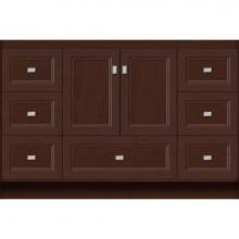 Strasser Woodenwork 15.713 - 48 X 21 X 32 Montlake Vanity Ogee Miter Choc Cherry Sb