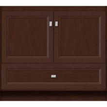 Strasser Woodenwork 15.860 - 36 X 18 X 32 Montlake Vanity Ogee Miter Choc Cherry Std