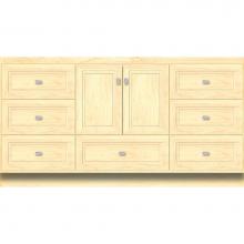 Strasser Woodenwork 15.814 - 60 X 21 X 32 Montlake Vanity Ogee Miter Nat Maple Sb