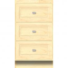 Strasser Woodenwork 15.855 - 18 X 18 X 32 Montlake Drawer Bank Ogee Miter Nat Maple