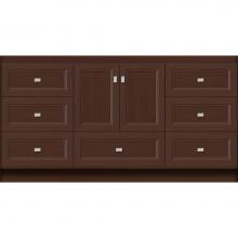 Strasser Woodenwork 16.813 - 60 X 21 X 32 Montlake Vanity Ogee Miter Choc Oak Sb