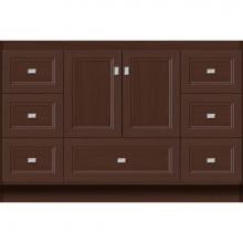 Strasser Woodenwork 16.789 - 48 X 21 X 32 Montlake Vanity Ogee Miter Choc Oak Sb